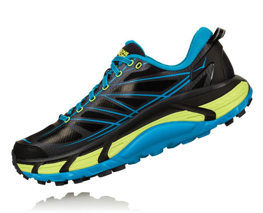 Hoka One One Mafate Speed 2 Trailskor Herr - Svarta/Blå - NMAGE-3175